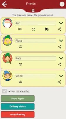 Secret Santa App android App screenshot 0
